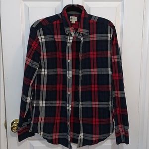 J Crew Plaid Button Down